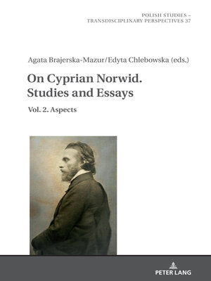 cover image of On Cyprian Norwid. Studies and Essays